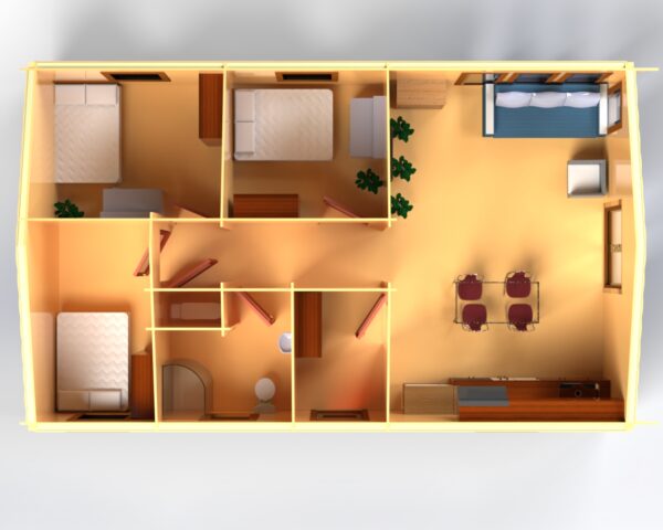 Siobhan (3 Bed, 1 Bath)